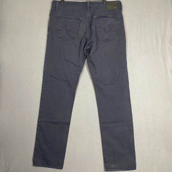 AG Adriano Goldschmied Jeans Men's 36x32.5 Navy Blue Tailored Leg Graduate Retro - Picture 2 of 14